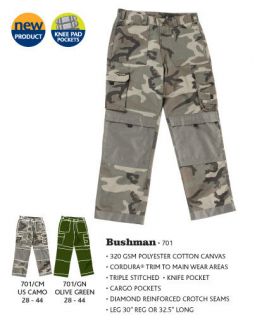 Tuff Stuff Bushman Cordura Fabric Work Trouser (701)