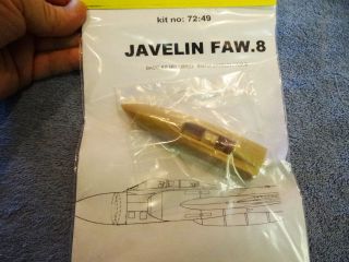NEW GLOSTER JAVELIN FAW 2 & 6 RESIN KIT & NEW GLOSTER JAVELIN AIRFIX 1 