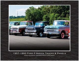 2013 Calendar 1957 58 59 60 Pickup Truck & Panel F100 F250 Ford F1 F 