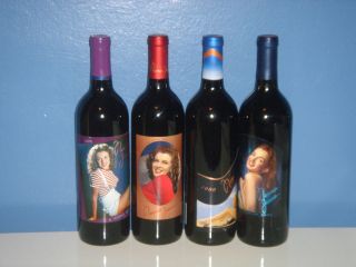  1998 1999 2000 2001 Set Marilyn Monroe California Merlot Red Wine