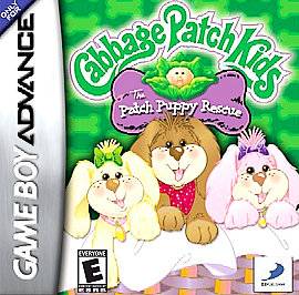 Cabbage Patch Kids The Patch Puppy Rescue Nintendo Game Boy Advance 