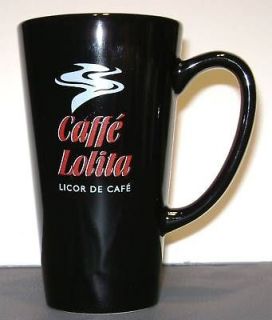 CAFFE LOLITA LICOR DE CAFE MUG TALL 6 COFFEE BLACK