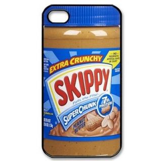 New Hot Funny Peanut Butter Jar Skippy Apple iPhone 4 4s Hard Case 