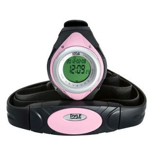   PHRM38PN LED Heart Rate Monitor Sports Watch w/ Calorie Counter Pink