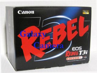 Canon Cameras REBELT3I1855 EOS Rebel T3i 18 55IS Kit 5169B003