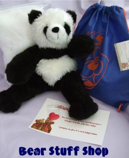 Make a Bear Backpack Kit 15 Panda   Build a Teddy Bear Party