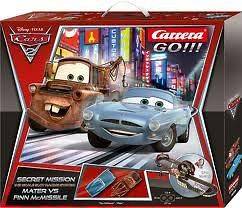  , 62239, Disney Pixar Cars 2 Movie 143 Slot Car Racing Track Set