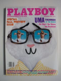 Playboy  September 1996   Uma Thurman, Nicolas Cage, Patti McGuire 