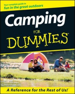 Camping for Dummies by Michael Hodgson 2000, Paperback