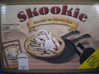 Camp Chef Skookie Two Cast Iron Skillets for Cookies Pizza Omelettes 