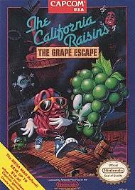 California Raisins The Great Escape Nintendo, 1990