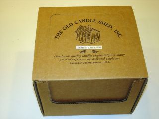 18 Candles LEMON CUSTARD The Old Candle Shed INC. Wholesale Lot Bulk 