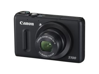Canon PowerShot S100 12.1 MP Digital Camera   Black