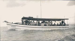 1948 Deep Sea Fishing Trip Atlanta Vessel Francis Clymer Boat Press 