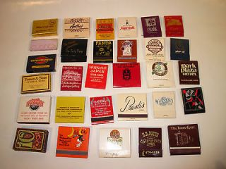 Lot of 30 Vintage Matchbooks All Ohio Business Rare Hotels Bars 