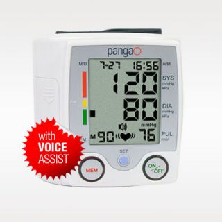 Digital Wrist Blood Pressure Monitor Machine With Voice Assist Reading