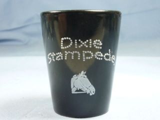 DIXIE STAMPEDE SHOT GLASS 3325