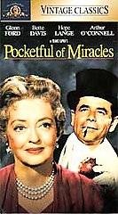 Pocketful of Miracles VHS, 1997, Vintage Classics