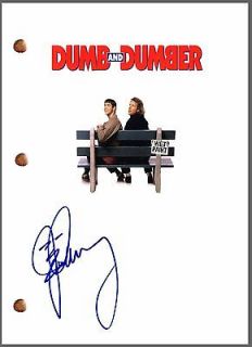 Dumb and Dumber Signed Movie Script by Jim Carrey