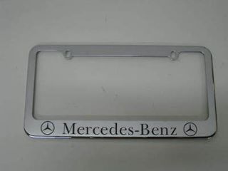 MERCEDES BENZ metal license plate frame C/E/CLK/SLK (Fits 2002 C240)