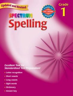 Spectrum Spelling Grade 1 by Carson Dellosa Publishing Staff 2006 