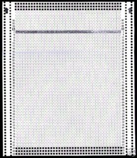 40 STITCH Blank Punchcard for PASSAP Knitting Machine