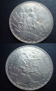 Mexico $1 Peso Caballito silver 1910 Cir
