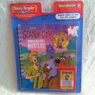 2004 Story Reader Book & Cartridge Cartoon Scooby Doo Miniature Golf 
