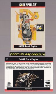 1990 1993 CATERPILLAR 3406B TRUCK ENGINE Motor Earth Movers CARD
