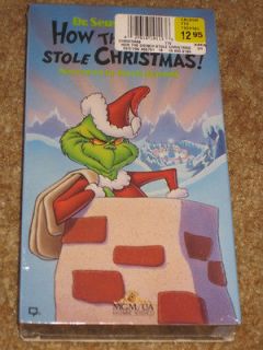 How The Grinch Stole Christmas Unopened New in Package VHS
