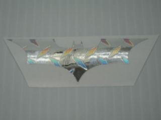 Diamond Plate Holographic Batman Begins Vinyl Decal