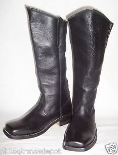 Cavalry Boots   Size 12   Black Leather   Civil War   L@@K