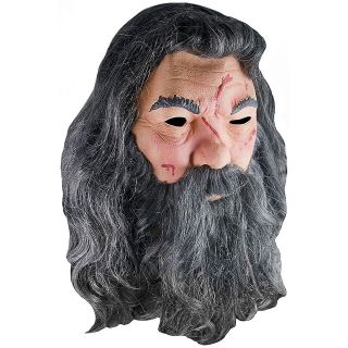Deluxe Hagrid Mask Harry Potter Adult Mens Hogwarts Halloween Costume 