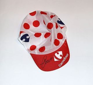 Mark Cavendish Signed Carrefour King Of The Mountains Cycling Cap with 