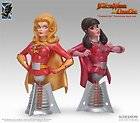 Electric Tiki ELECTRA WOMAN & DYNA GIRL Tooned Up Busts #202/500 MIB