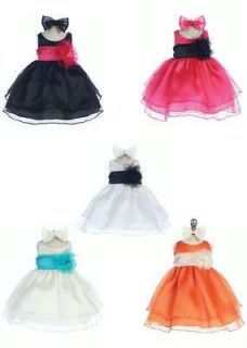 NEW CC B 574 Baby Flower Girl, Pageant Party Dress in 10 Different 