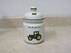 John Deere Green Tractor Ceramic Kitchen Canister Nothing Runs Like A 