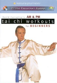 David Carradines AM PM Tai Chi Workout for Beginners DVD, 2003