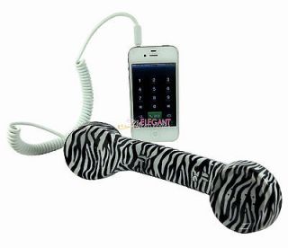   Retro Mobile Handset 3.5mm Jack For iPhone iPad Cell Phone Computer
