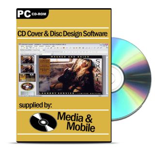 CD DVD Cover Sleeve Disc Design Creator   Create Inlays Labels 