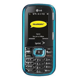 Sprint LG Rumor 2 LX265 Blue CDMA QWERTY  Cell Phone Used