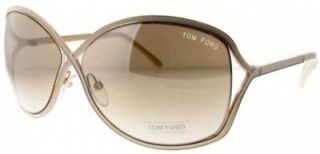 New Tom Ford TF179 28G Rickie Brown Gradient / Gold Sunglasses In 