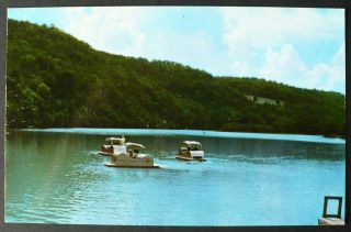   (Pedal Boats) on Bass Lake, Roaring River State Park, Cassville MO