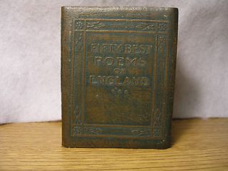 FIFTY BEST POEMS OF ENGLAND by LITTLE LEATHER LIBRARY CORP. N.Y.