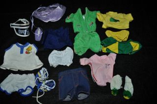Vtg Peanuts Lot BELLE Snoopy Clothes For Dolls Plush Toys 10