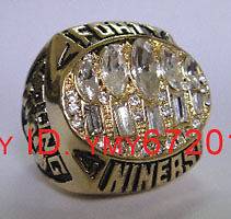   NFL San Francisco 49ers Young Super Bowl Championship Champions Ring