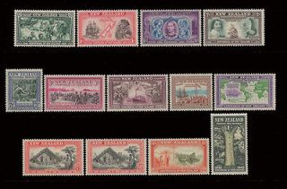 New Zealand 1940 1/2p 1sh Centenary Set Mint 70Pds