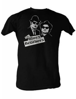 The Blues Brothers B and W Movie Funny Adult Small T Shirt