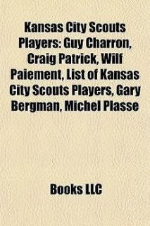 Kansas City Scouts Players Guy Charron, Craig Patrick, Wilf Paiement 
