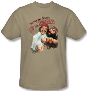 NEW Men Women Up In Smoke Rolled Up Cheech And Chong Retro Fade Look T 